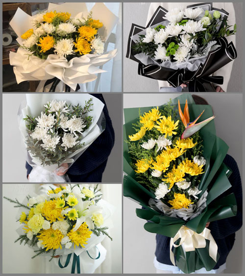 广东湛江市吴川市吴阳镇海山村白事花束代送
